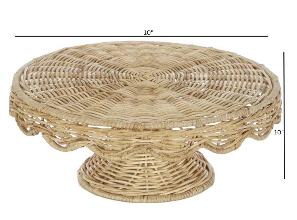 Cane Pedestal Cake Stand