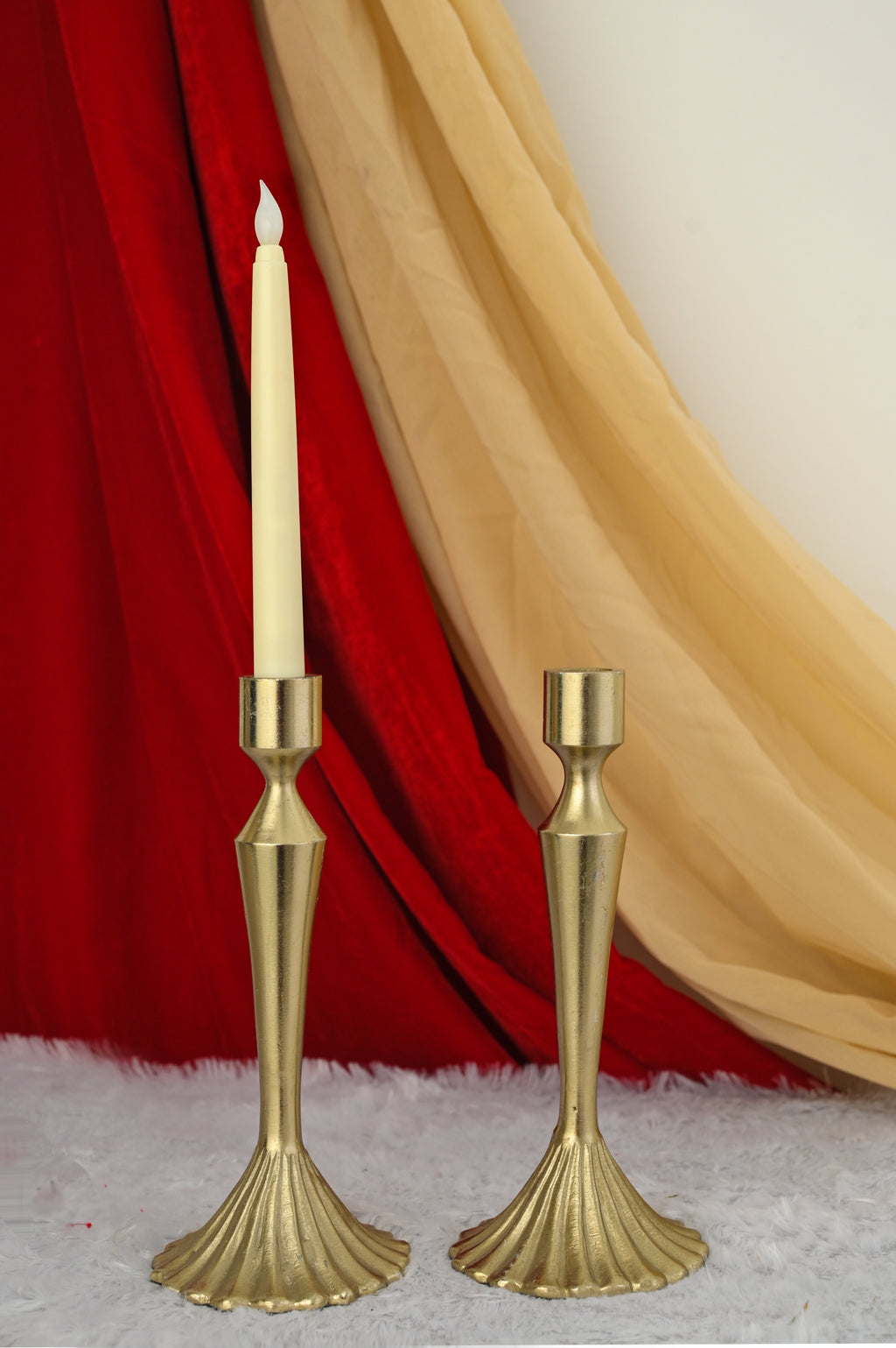 Classic Taper Candle Stand (Aluminium)