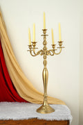 Classic 5-Arm Candelabra Stand (Rose Gold Finish)