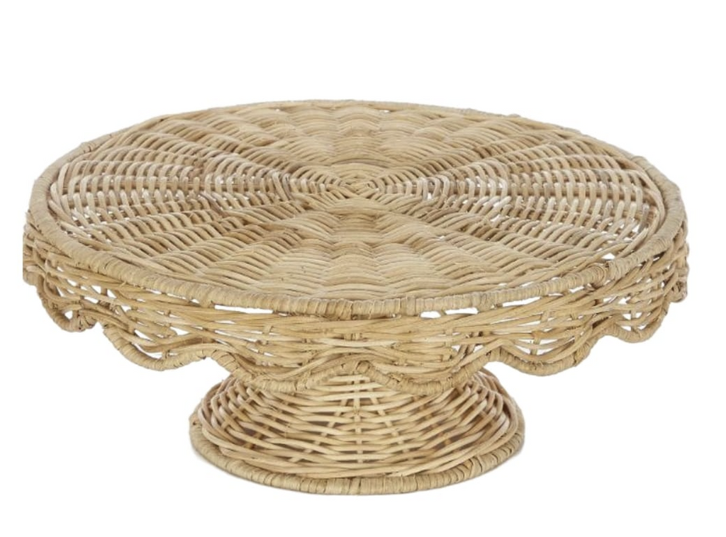 Cane Pedestal Cake Stand