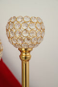 Crystal Globe Candle Stand (Set of 3)